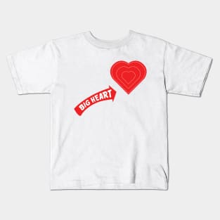 Big Heart Bloody Valentine Kids T-Shirt